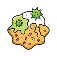 Soil Bacteria Decomposing Organic Matter vector