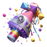 impressive classic Pinata Pull Strings Game Celebration Isolated exclusive png