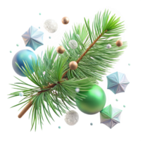 serene abstract Pine Branch Green Needles Closeup Texture Cutout high quality png