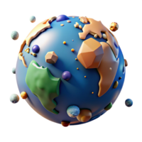 beautiful artistic Planet Earth From Space Cutout for Science Projects high quality png
