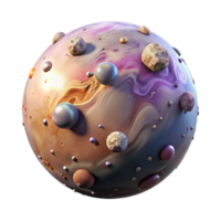 elegant rustic Planet Texture Gaseous Atmosphere Isolated for Planetary Science professional png