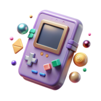 stunning modern Retro Game Console Transparent for Gaming Projects premium png