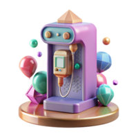 beautiful traditional Retro Payphone Transparent with Coin Slot for Communication History exclusive png