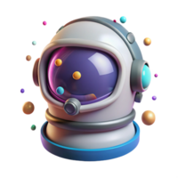 serene rustic Retro Space Helmet Transparent for Astronaut Illustrations premium png