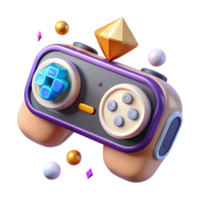 sereno minimalista retro vr controlador pixel arte transparente para clássico jogos png