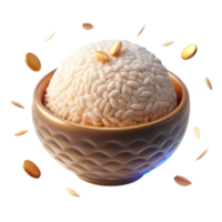 elegant contemporary Rice Cooked Grain Transparent for Asian Menu Designs high quality png