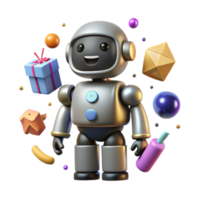 magnificent vintage Robot Silhouette Bundle for Print Media Transparent detailed png