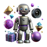 serene rustic Robot Silhouette Bundle for Print Media Transparent detailed png