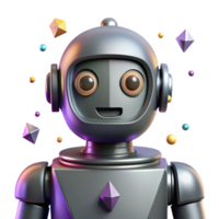 wonderful abstract Robot Silhouette Front View Cutout for Logo Design png