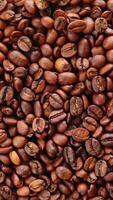 Coffee Rotating in Background, Vertical Circular Motion of Coffee Beans and Cup video