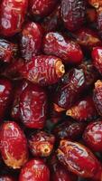 Dates Rotating in Background, Vertical Circular Motion of Fresh Dates video