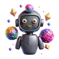 serene artistic Robot Silhouette with Brain Cutout for Artificial Intelligence authentic png