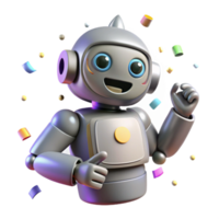 impressive traditional Robot Silhouette with Pause Button Transparent for Controls premium png