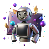 extraordinary modern Robot Silhouette with Screen Cutout for User Interface genuine png