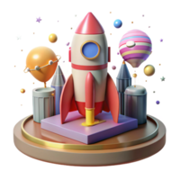 magnificent rustic Rocket Launch Pad Isolated for Spaceflight Graphics high resolution png