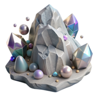 impressive abstract Rock Formation Transparent for Geology Projects authentic png