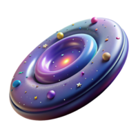 impressive traditional Rotating Galaxy Disk Isolated for Scientific Visualization detailed png