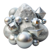 serene abstract Silver Watercolor Wash Cutout for Artistic Projects high quality png