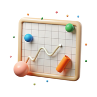 magnificent contemporary Simple Line Chart with Grid Cutout for Data Analysis exclusive png