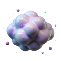 serene vintage Simple Nebula Transparent for Basic Designs premium png