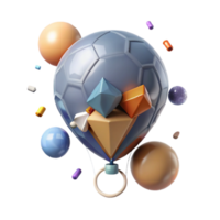 magnificent artistic Single Balloon Sketch Style Transparent for Creative Look png