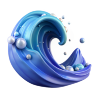 wonderful abstract Single Ocean Wave Line Art Isolated for Simple Logos premium png