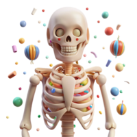 stunning minimalist Skeletal System Human Anatomy Cutout for Medical Textbooks png