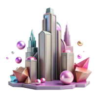 stunning artistic Skyscraper Silhouette Clip Art Cutout for Graphic Design genuine png