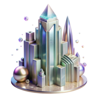 vibrant creative Skyscraper Silhouette Transparent for Architectural Designs exclusive png