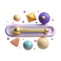 wonderful artistic Slider Control Bar Horizontal Cutout for User Interface Design high resolution png