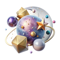dramatic modern Star Field Distant Galaxies Cutout for Astronomy Background detailed png