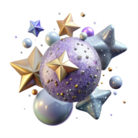 serene traditional Starfield Texture Transparent for Background s detailed png