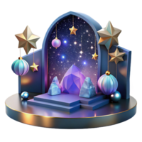 impressive minimalist Starry Night Sky Backdrop Isolated for Stage Design exclusive png