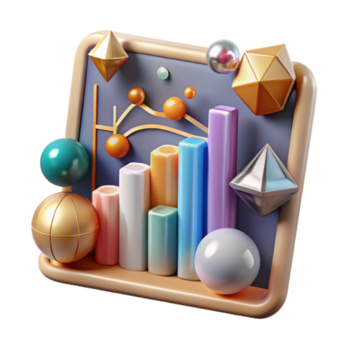 impressionnant artistique statistiques graphique coupé transparent Contexte pour Les données visualisation original png