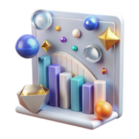 serene traditional Statistics Graphs Pack Transparent Background for Data Reports high resolution png
