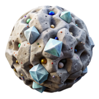 serene creative Stone Texture X Ray View Internal Structure Cutout for Scientific Projects detailed png