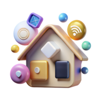 serene creative Transformative Smart Home Icons Cutout for Innovative Solutions exclusive png