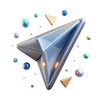 serene classic Transparent Arrow Navigation Icon for Futuristic Hud Design png