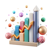extraordinary modern Transparent Background Growth Chart for Business Use high resolution png