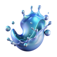 elegant rustic Transparent Water Splash Element Cutout high resolution png