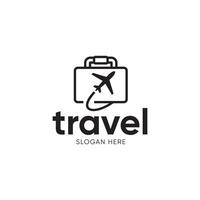 Travel logo design vector