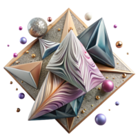 impressive creative Triangular Pattern Isolated Geometric Art for Print Projects png