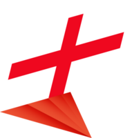 Flag of England, modern pin flag png