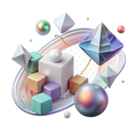 elegant contemporary Abstract Data Stream Visualization Transparent for Tech Projects original png