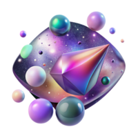extraordinary vintage Abstract Galaxy Gradients Isolated for Creative Overlays authentic png