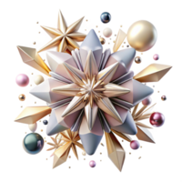 serene modern Abstract Starburst Graphic Element Cutout for Visual Projects high quality png