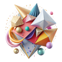 wonderful artistic Abstract Triangles Cutout Colorful Background for Presentations high resolution png