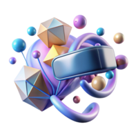 dramatic traditional Abstract Vr Data Stream Transparent for Tech Presentations authentic png