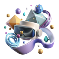 impressive artistic Abstract Vr Data Stream Transparent for Tech Presentations high quality png