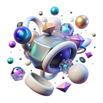 verbijsterend abstract abstract vr deeltjes stromen transparant voor beweging grafiek authentiek png